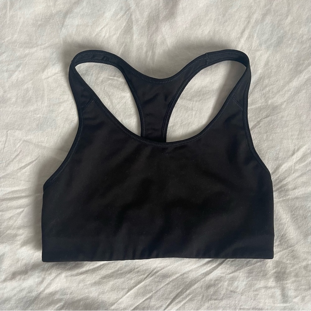 Old Navy Active Black Racerback Sports Bra